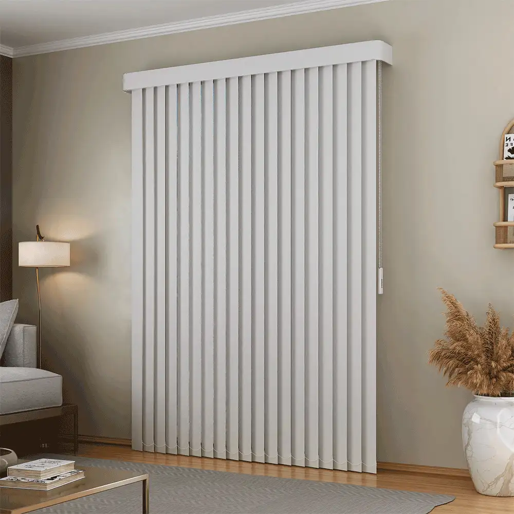 Persiana vertical blackout branca