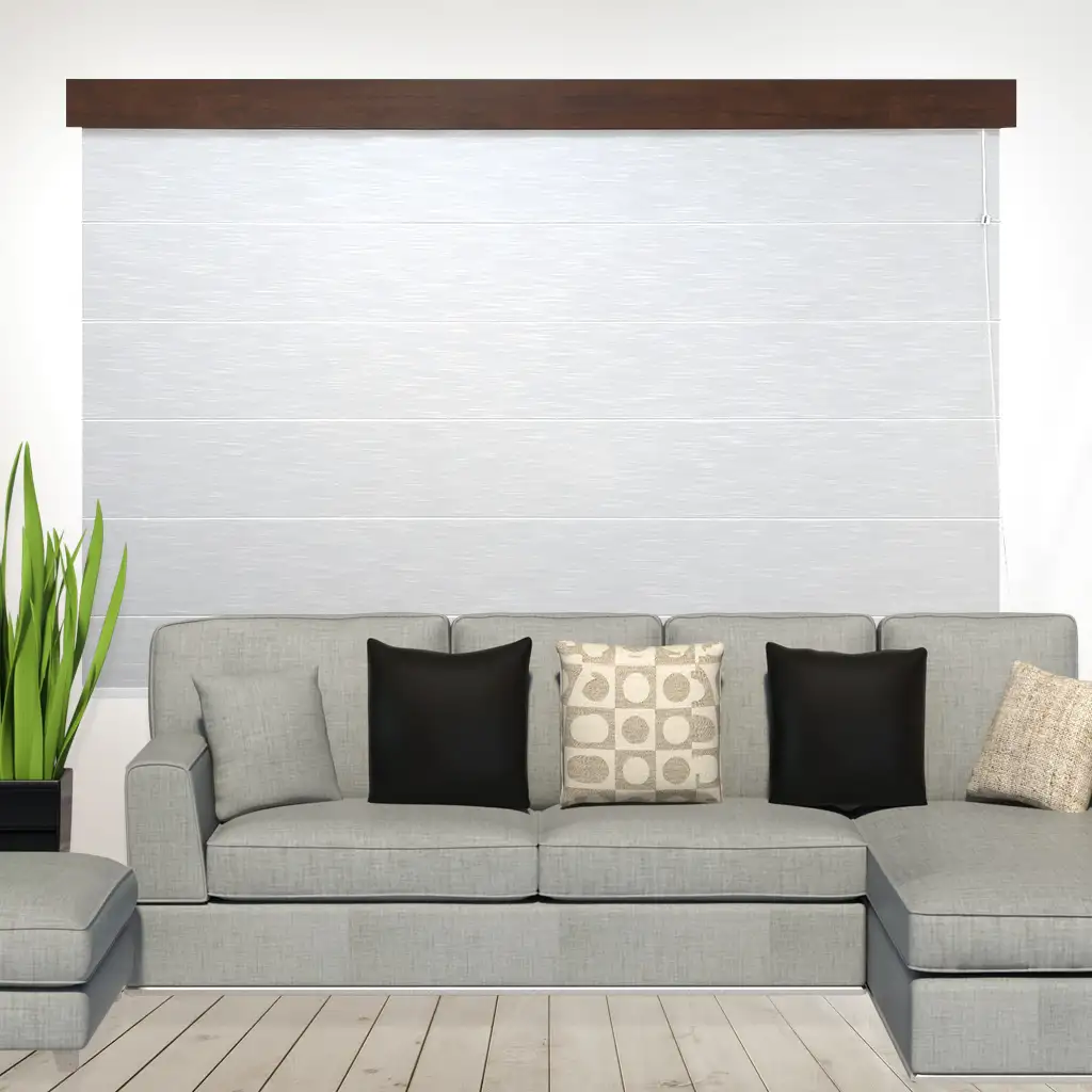 Persiana romana blackout branca