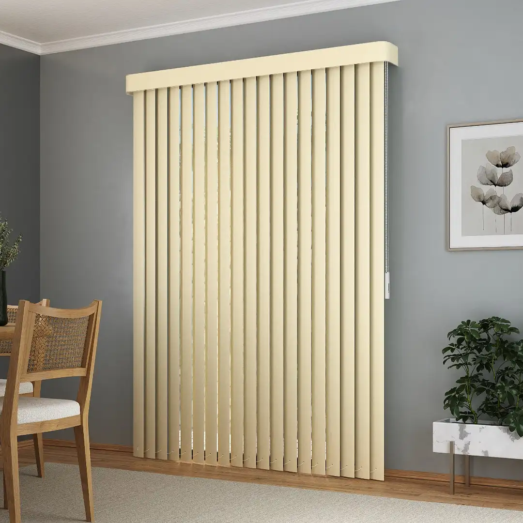 Persiana vertical pvc bege