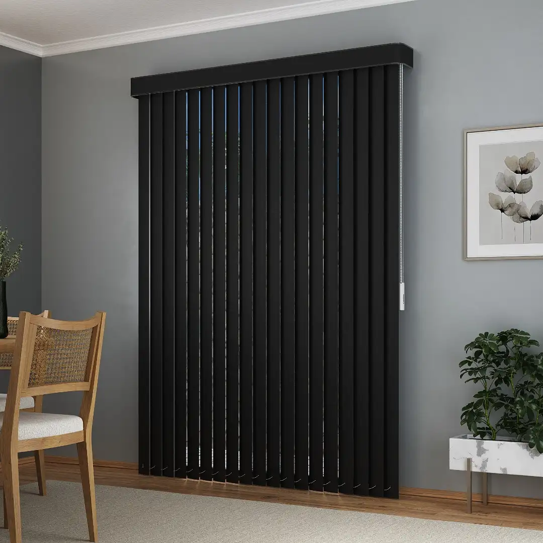 Persiana vertical pvc preto
