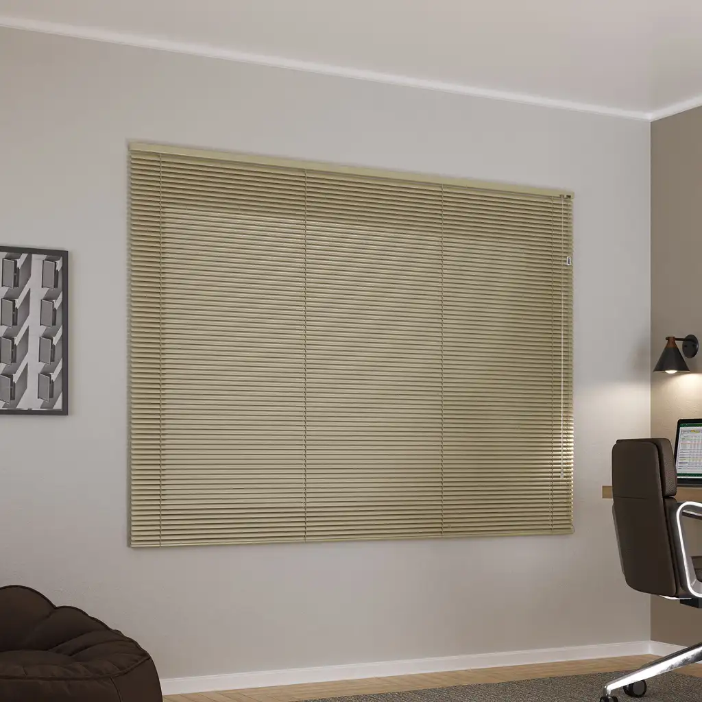 Persiana horizontal alumínio bege 25mm