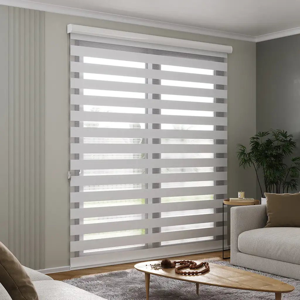 Persiana double vision branca