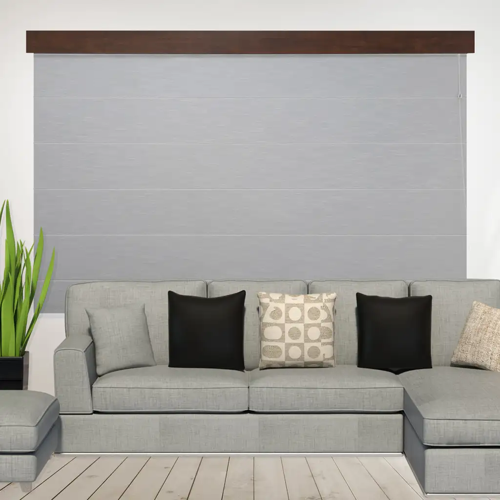 Persiana romana blackout cinza