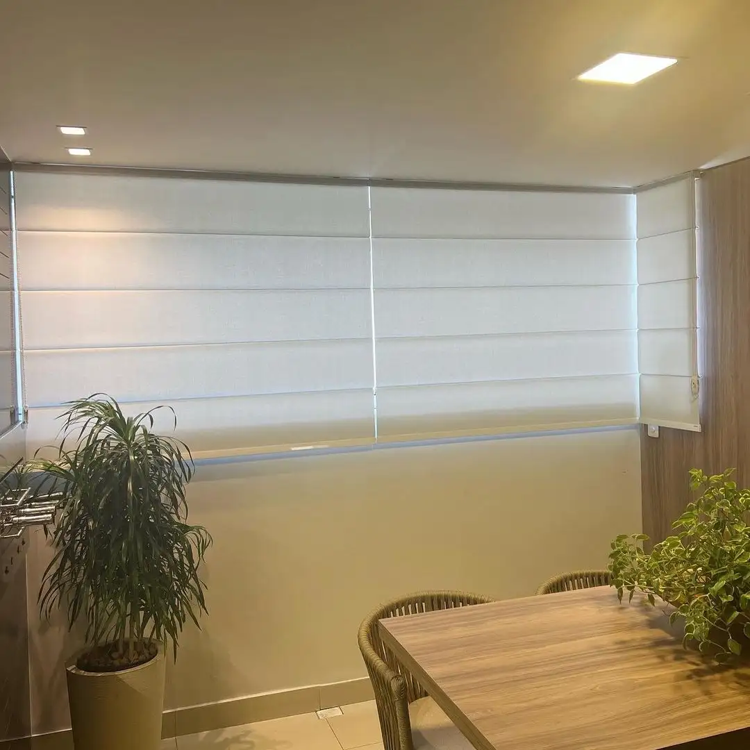 Persiana romana tela solar 1% bege