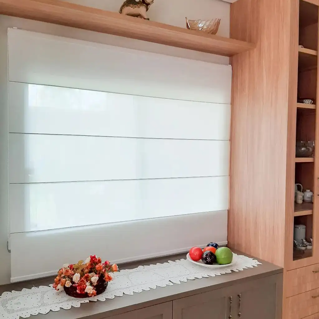 Persiana romana tela solar 5% bege