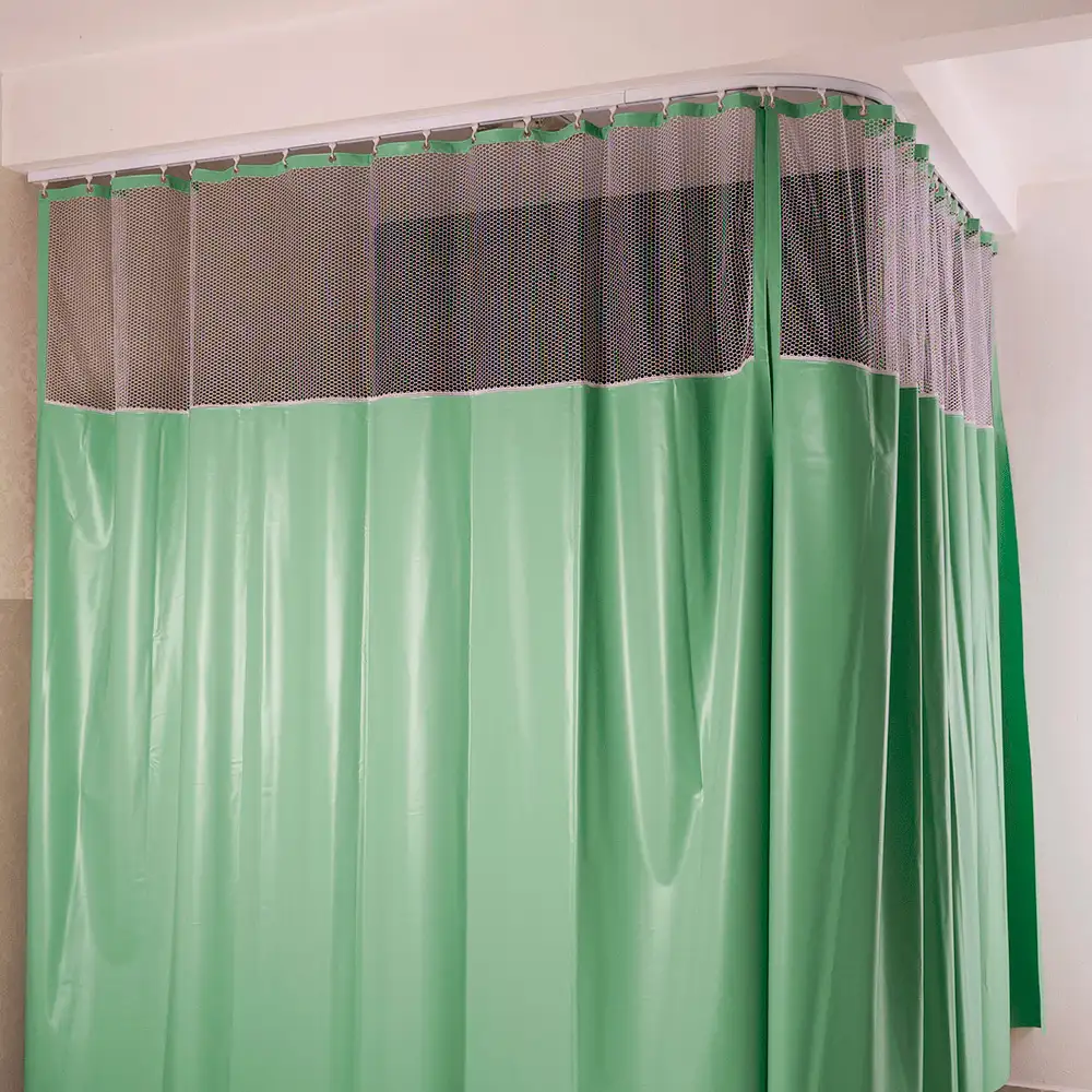 Cortina hospitalar verde l60