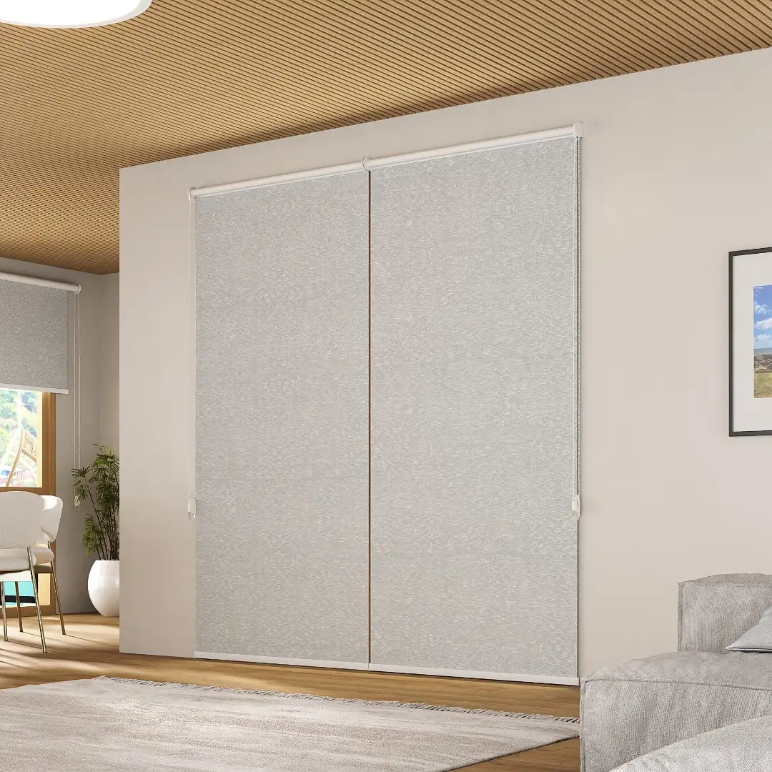 Persiana rolô blackout rústico bronze